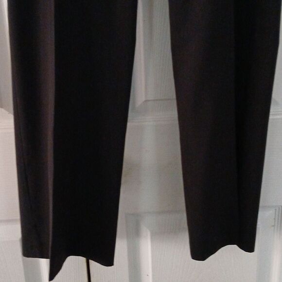 Banana Republic Martin Fit wool blend lined black dress pants Sz 4R - Picture 2 of 5